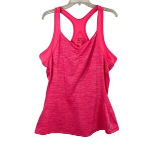 Reebok Womens XXL‎ Pink Active Tank Top Sleeveless Workout Racerback Exercise